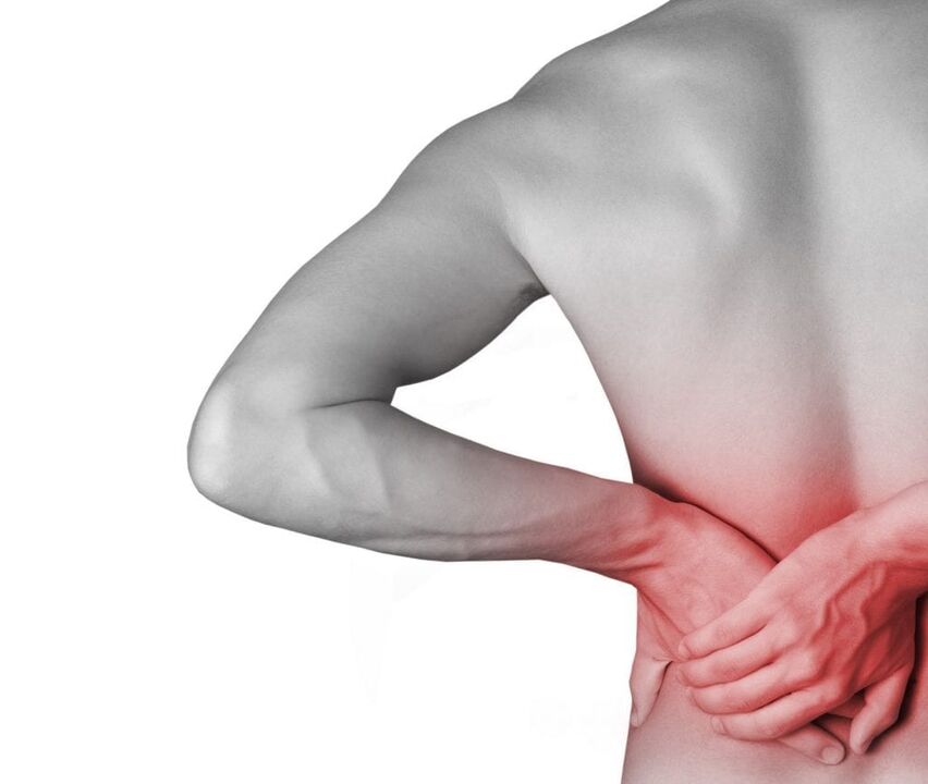 low back pain due to prostatitis